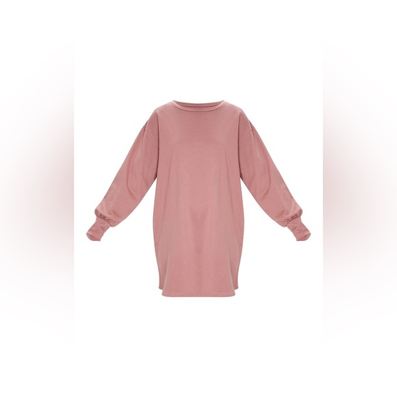 NWT Oversized Sweatshirt Dress - Picture 3 of 5